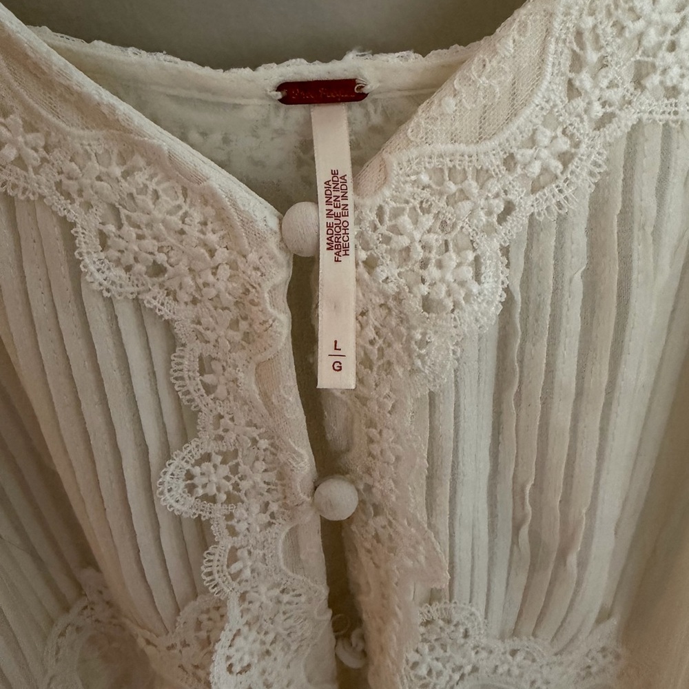 Free People Ivory Snowbird Maxi - Picture 3 of 5